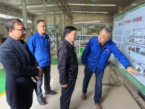 敦煌種業(yè)黨委書記、董事長劉興斌等到奧凱種機、慶和農(nóng)業(yè)公司洽談交流